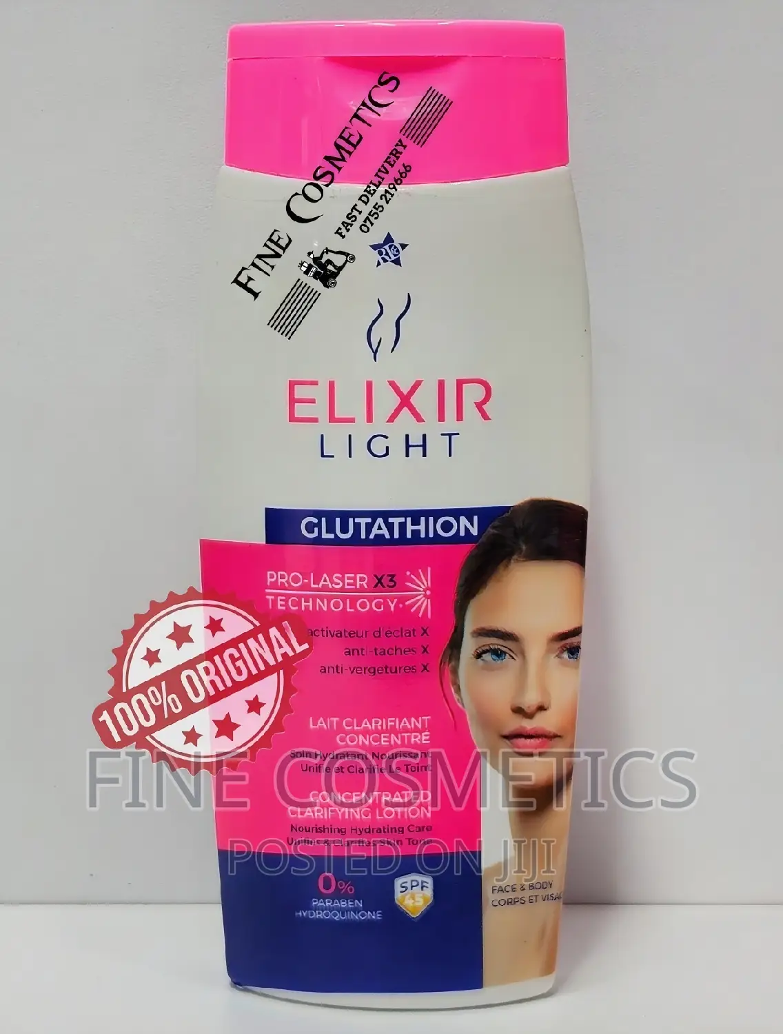 ELIXIR LIGHT | Advanced Glutathione Skin Whitening SET OF 3: