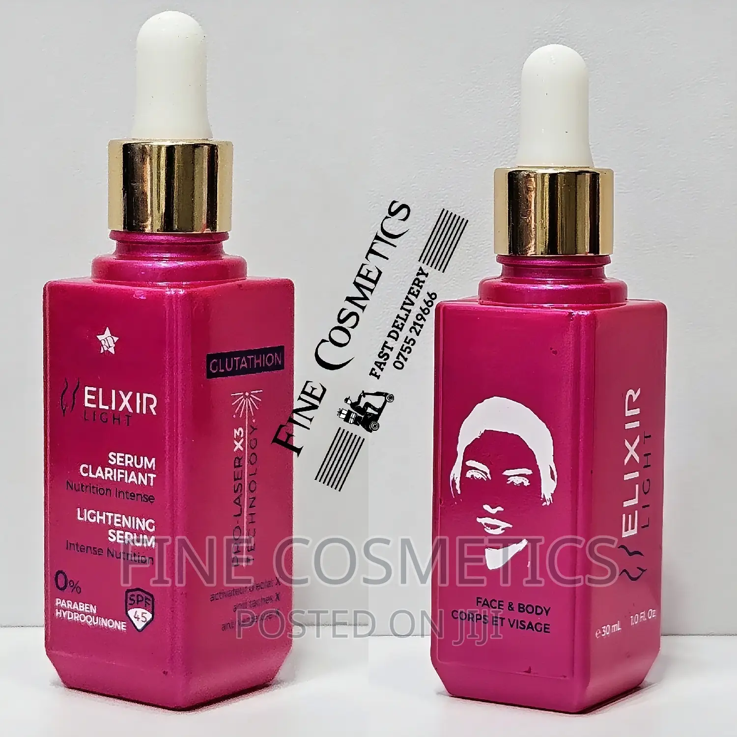 ELIXIR LIGHT | Advanced Glutathione Skin Whitening SET OF 3: