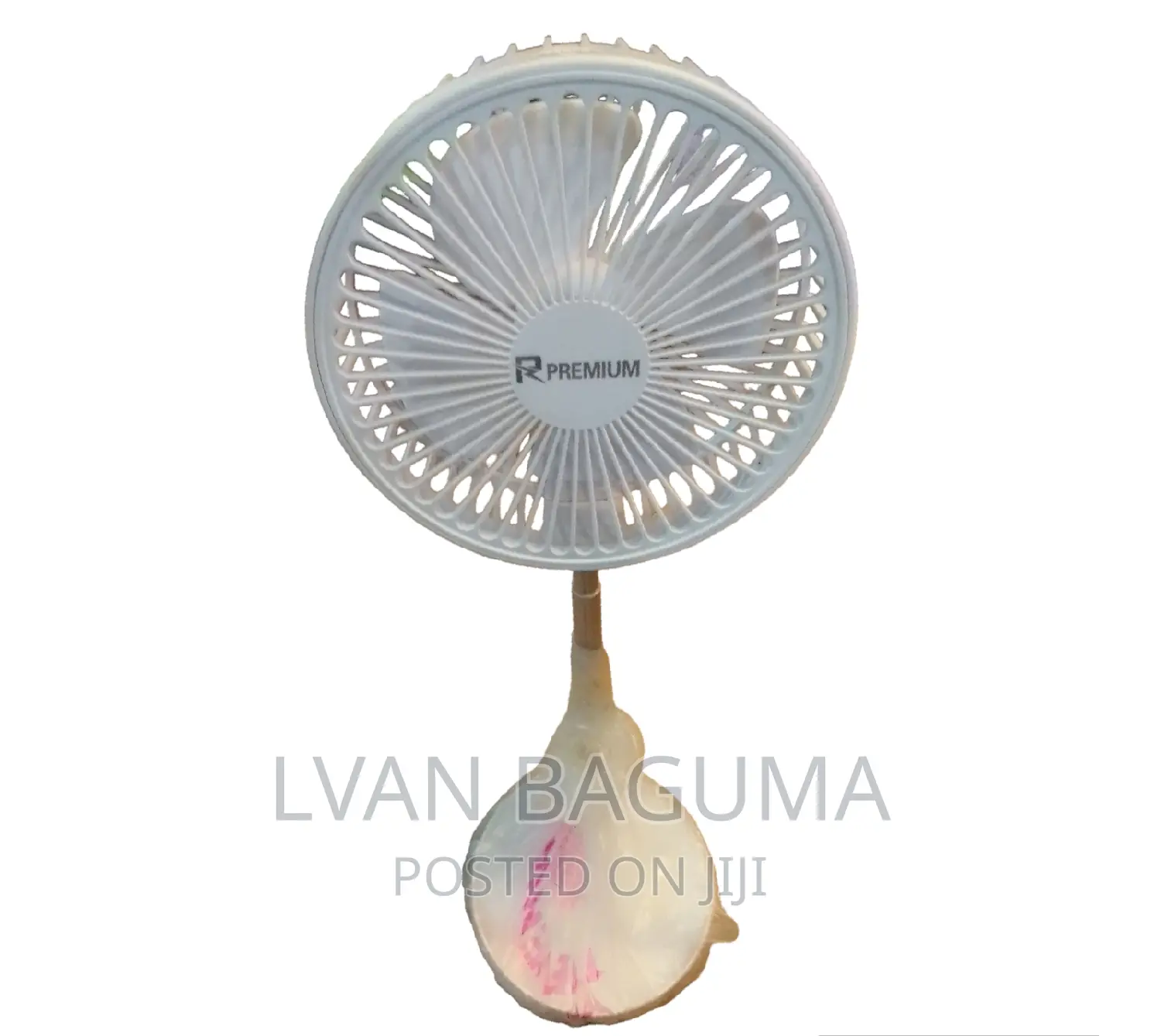 Mini Portable Stand Table / Desk Fan - Adjustable Height