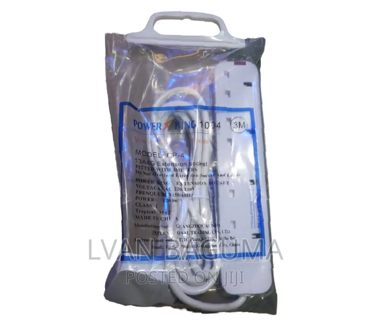 Original 4 Way Power King Extension Socket