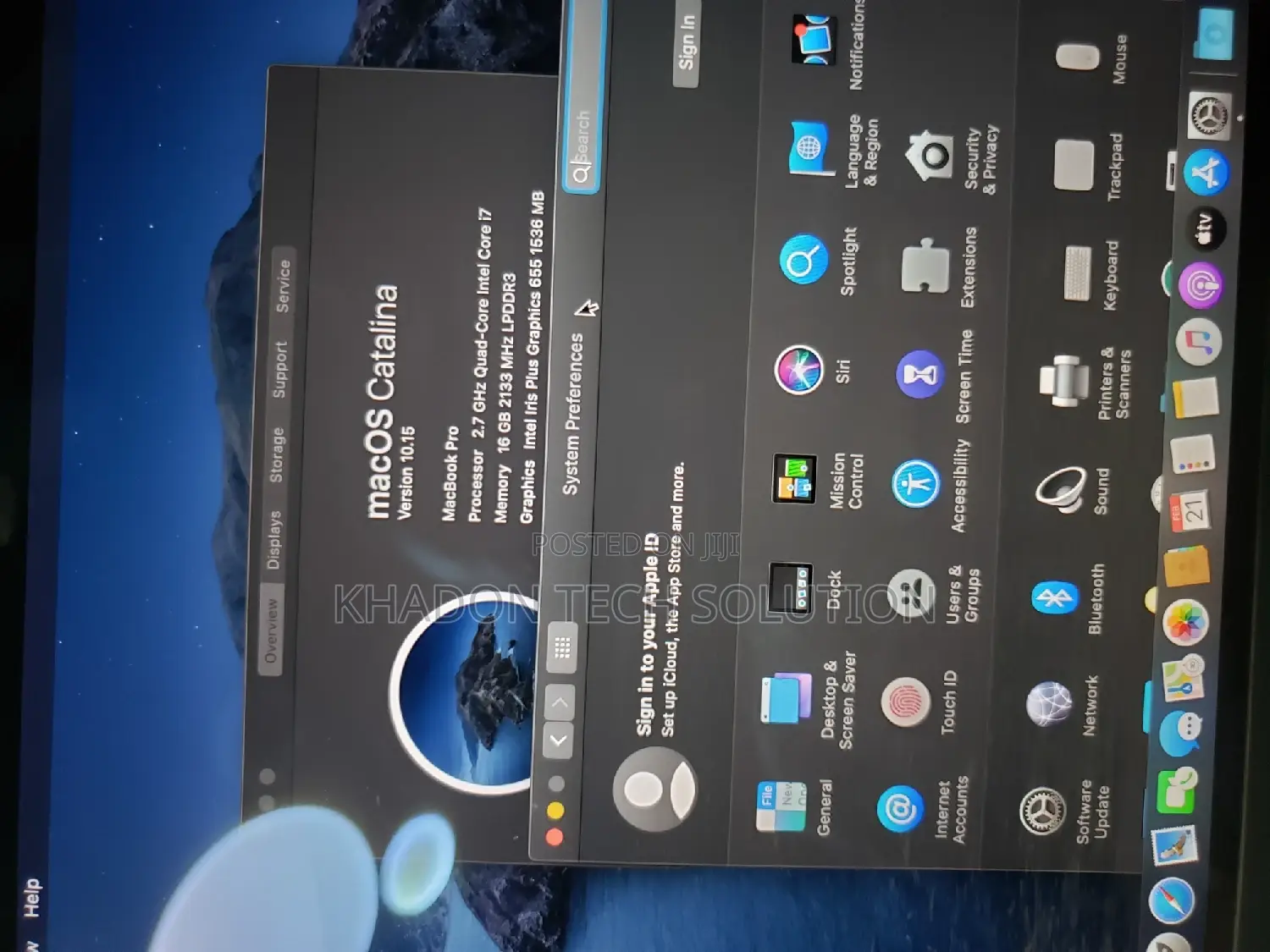 Laptop Apple MacBook Pro 2018 16GB Intel Core I7 SSD 500GB