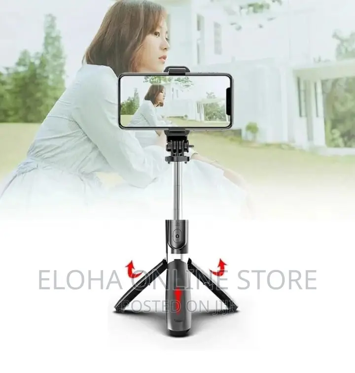 Bluetooth Selfie Stick and Tripod Stand With Wireless Remote