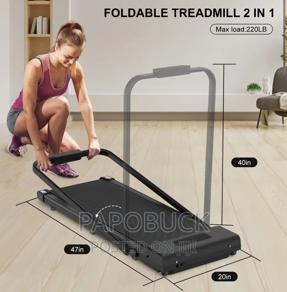 2 in 1 Foldable Treadmill