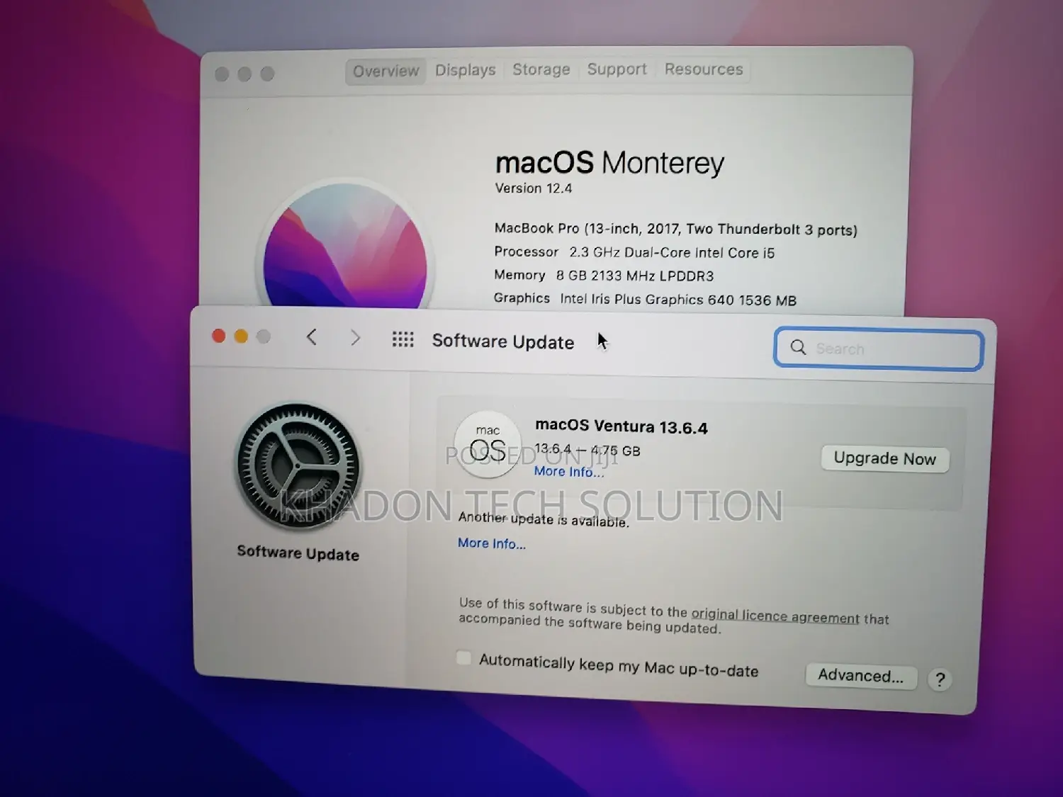 Laptop Apple MacBook Pro 2017 8GB Intel Core I5 SSD 256GB