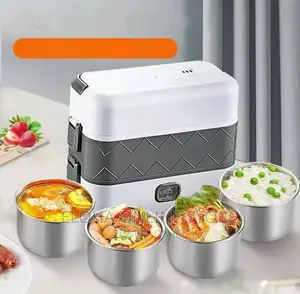 Portable Electric Two-Layer Lunch Box/Steaming Lunch Box