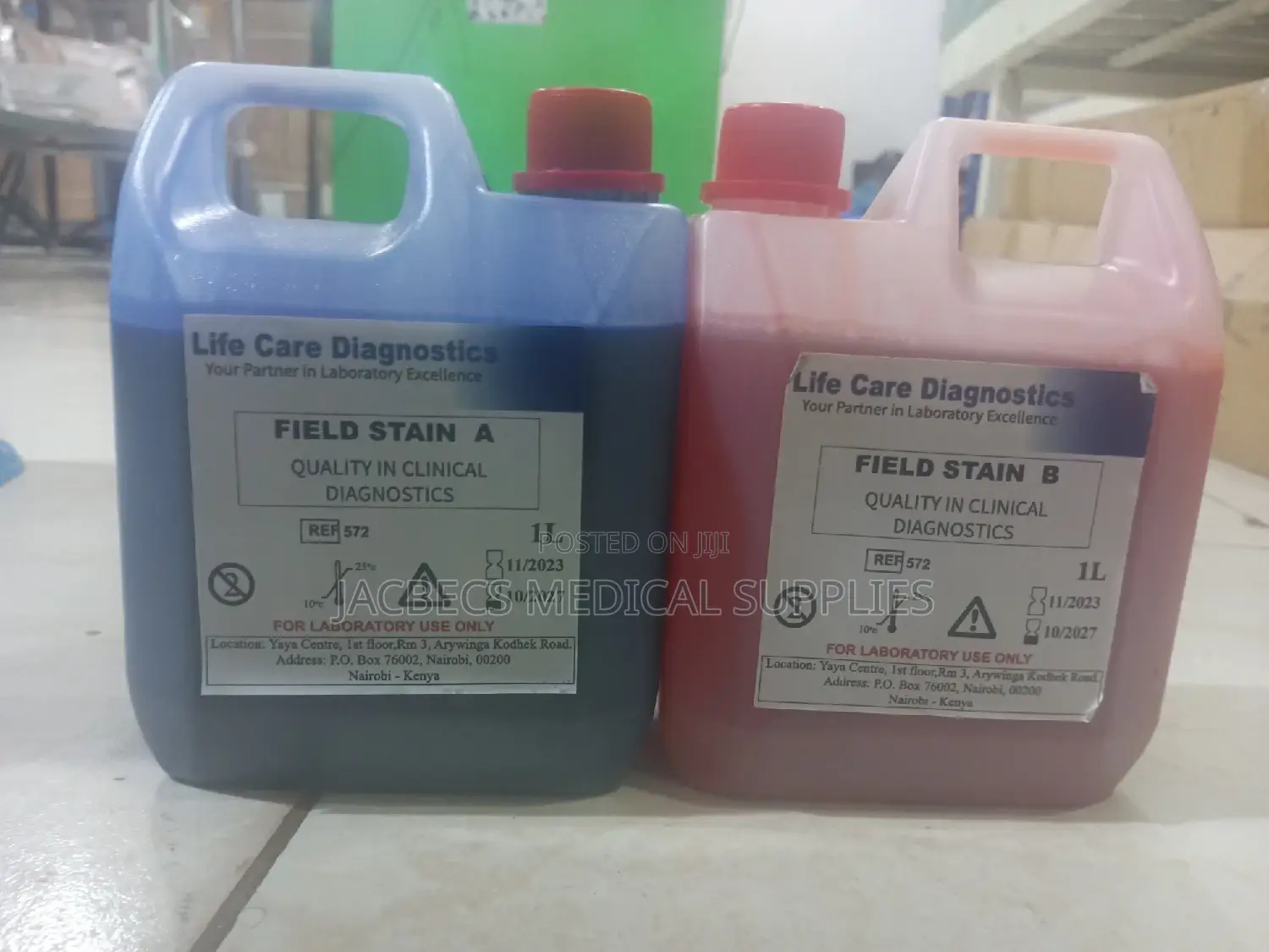 Field Stain a and B