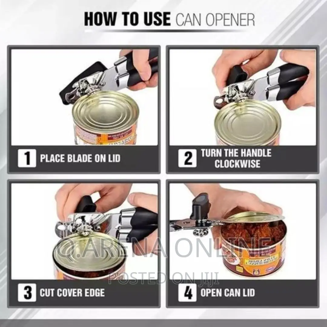 Quality Stainless Steel Can and Bottle Opener