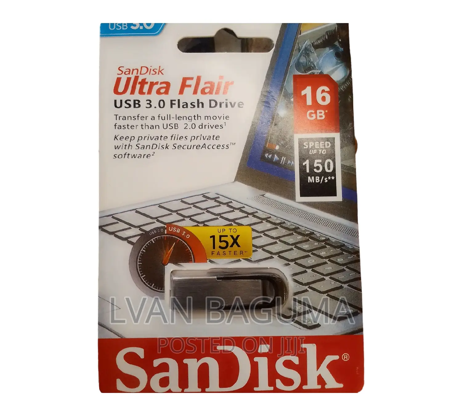 Sandisk Ultra Flair USB Flash 3.0 - 16GB