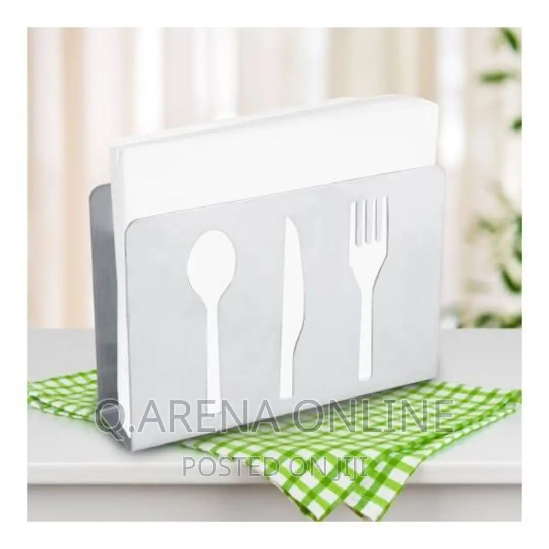Serviettes Holder - Silver