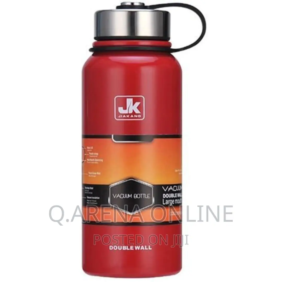 JK Stainless Steel Vacuum Bottle Flask 1.5 Litres-Red