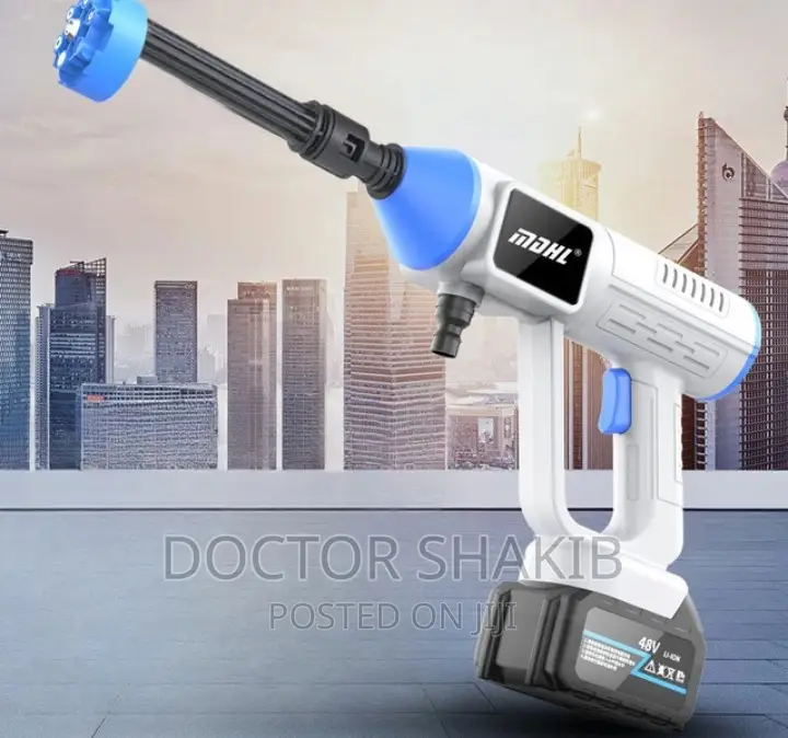 48v Portable 6 in 1 Nozzle Pressure Washer