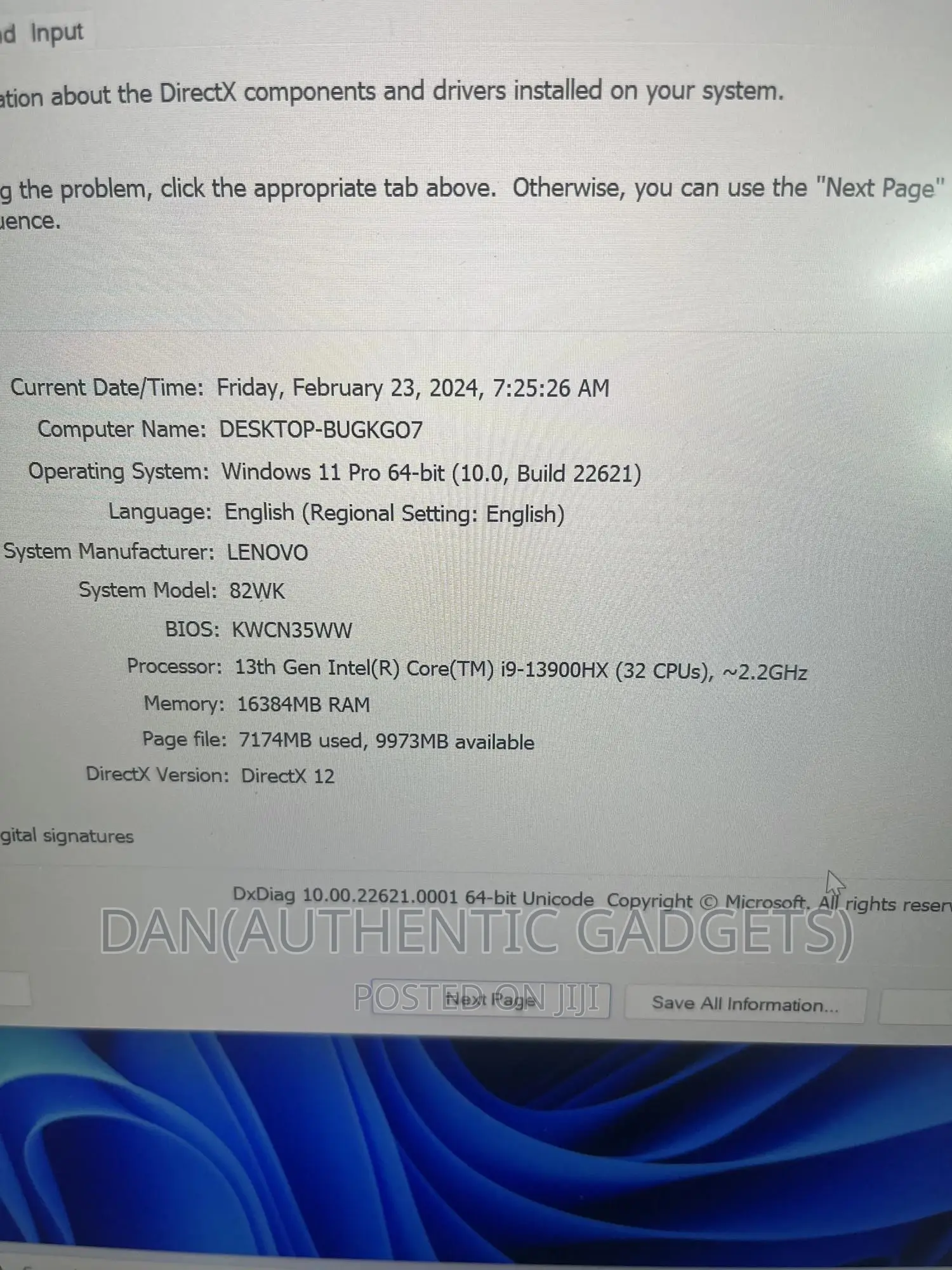 New Laptop Lenovo Legion 5 16GB Intel Core I9 SSD 1T