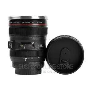 Stainless Steel Camera Lens Mugs