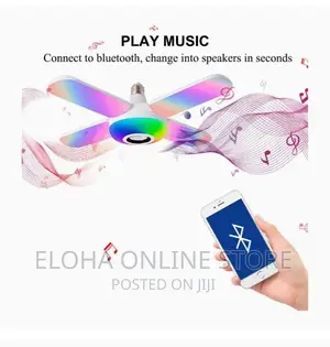 LED Light, Bluetooth Music Speaker Lamp With Remote