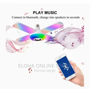 LED Light, Bluetooth Music Speaker Lamp With Remote