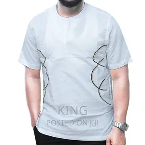 Kitengi Shirt. White Shirtsleeves.
