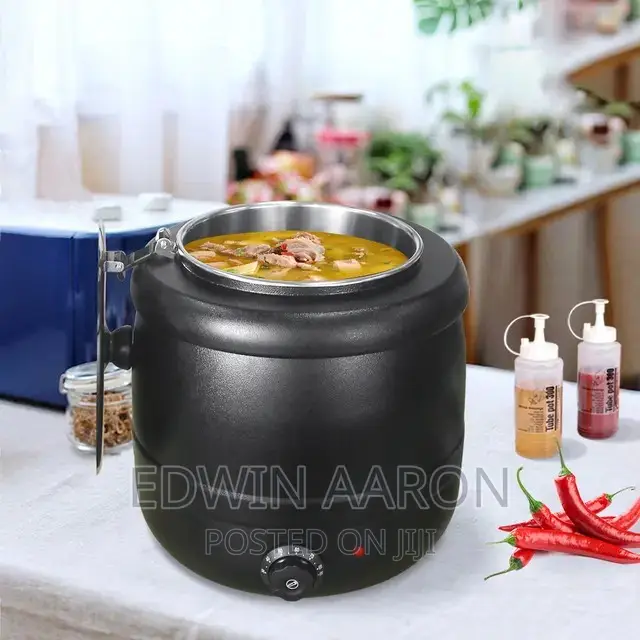 Commercial Electric Soup Kettle Warmer 10l