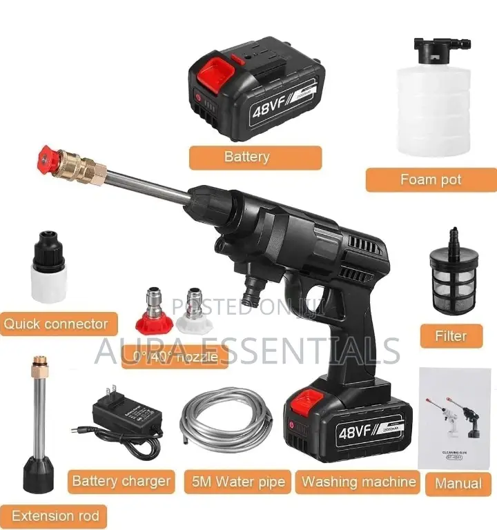 Cordless High Pressure Jet Car Washing Machines