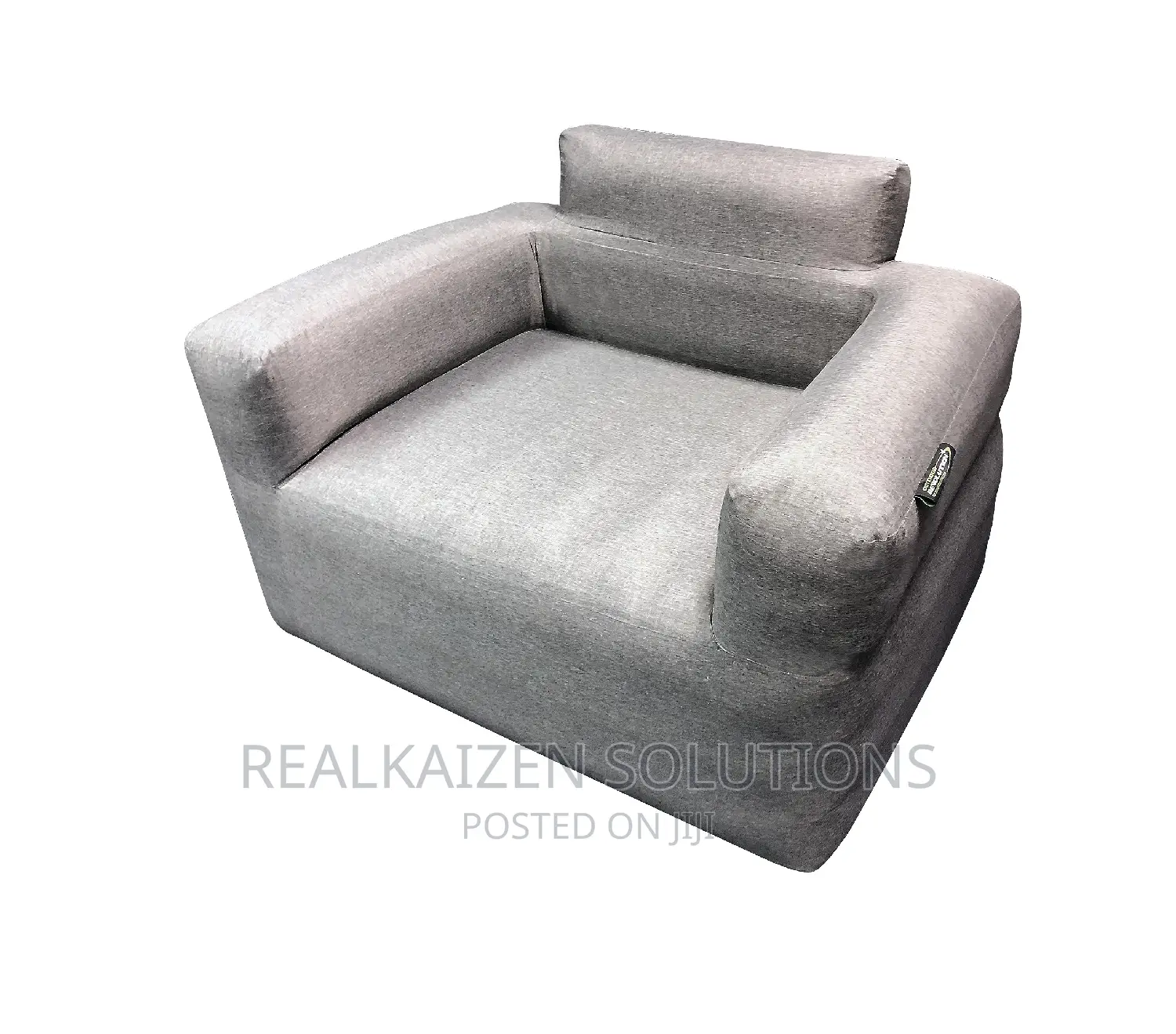 UK OUTDOOR REVOLUTION Campeze Inflatable Grey Arm Chair