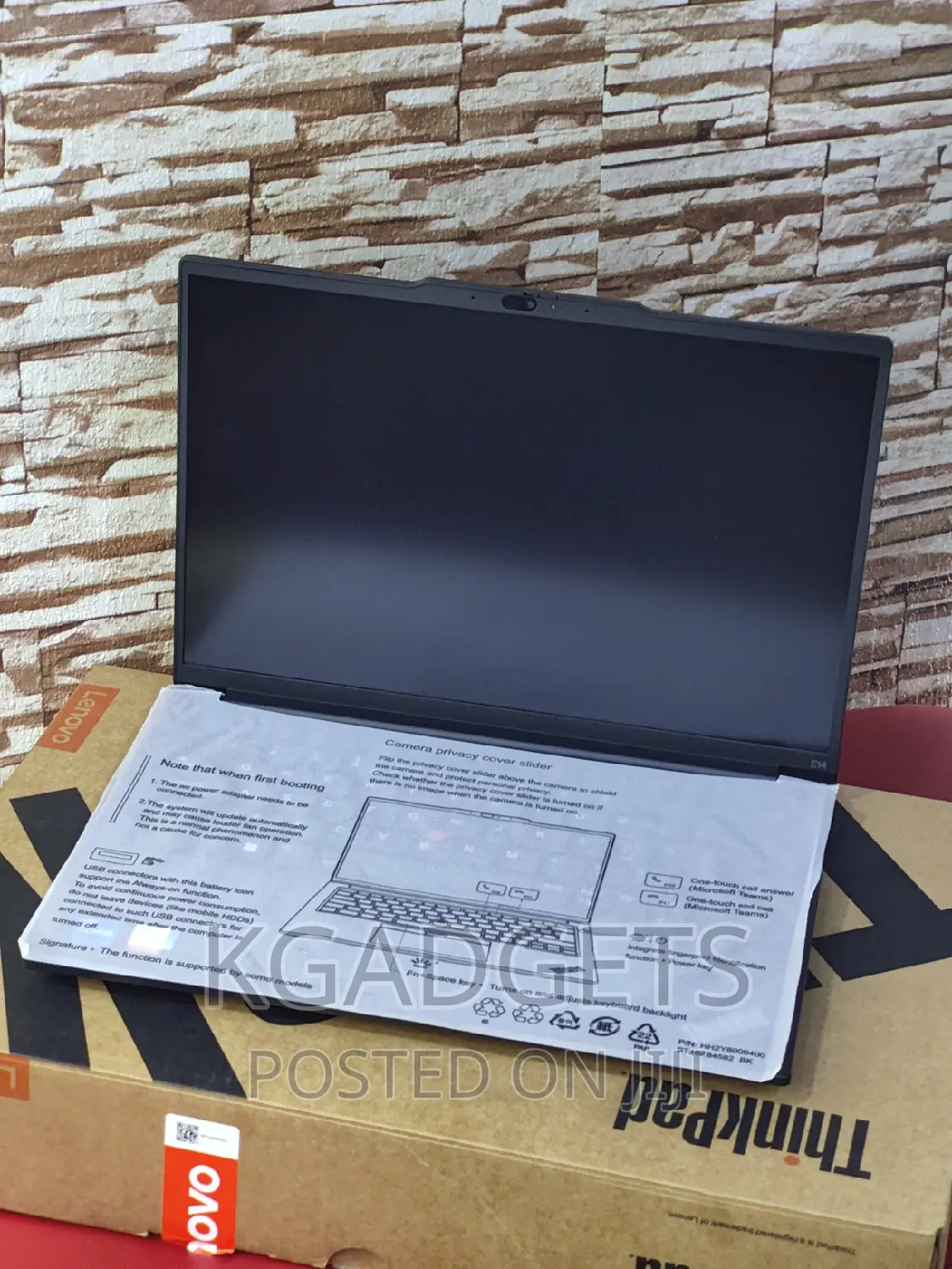 New Laptop Lenovo ThinkPad E14 Gen 4 16GB Intel Core I5 SSD 256GB