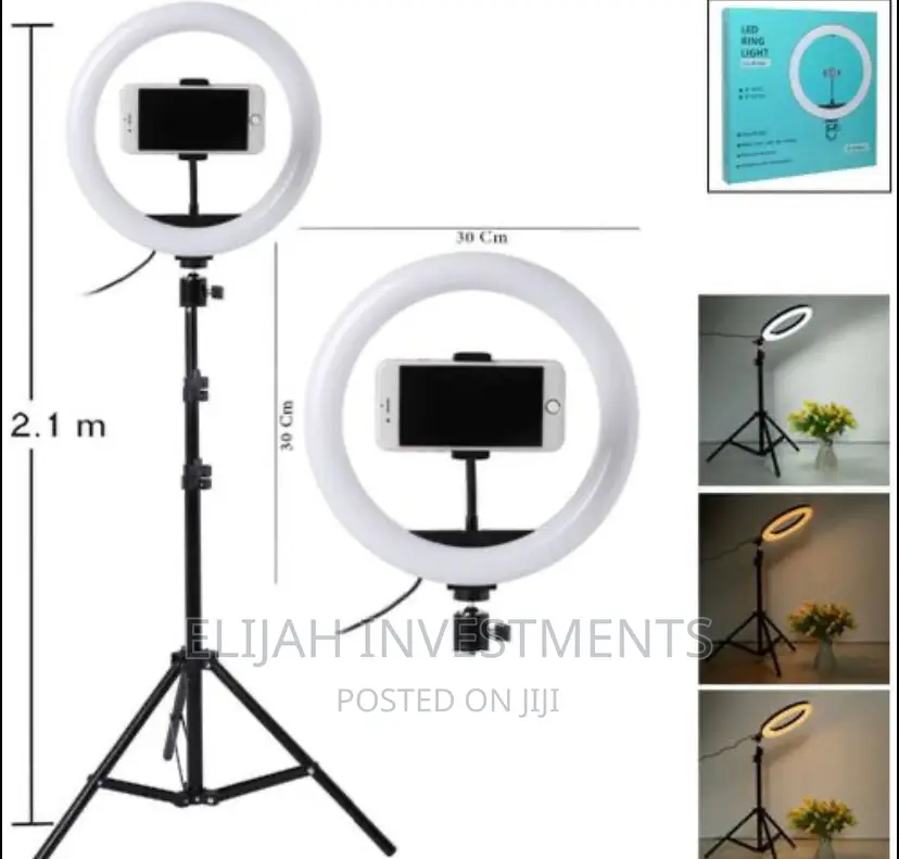 10’’ Light Ring With Stand Metal Tripod With Holder