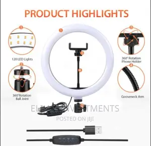 10’’ Light Ring With Stand Metal Tripod With Holder