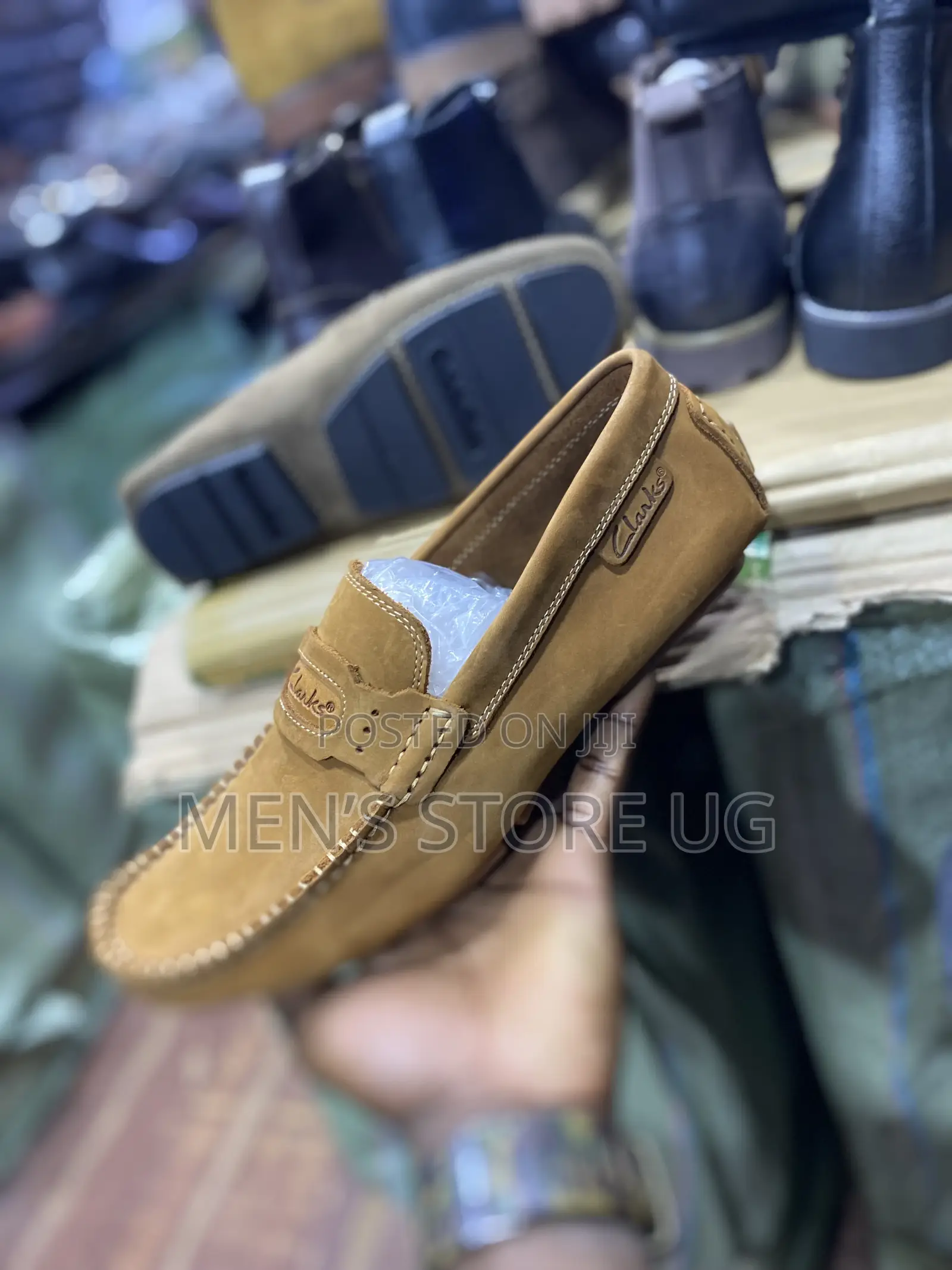 Men’S Gentle Clarks Moccasins