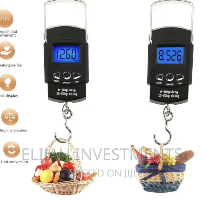 50kg Portable Electronic Hanging Scale