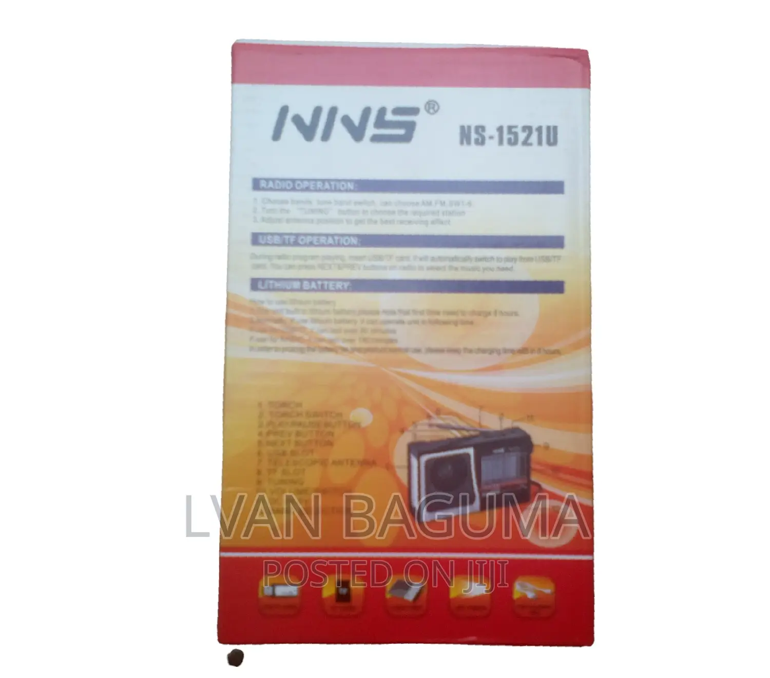 Nns Fm Radio USB TF Card