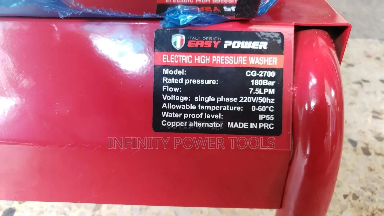 High Pressure Washer (Electric) Easy Power Italy Design