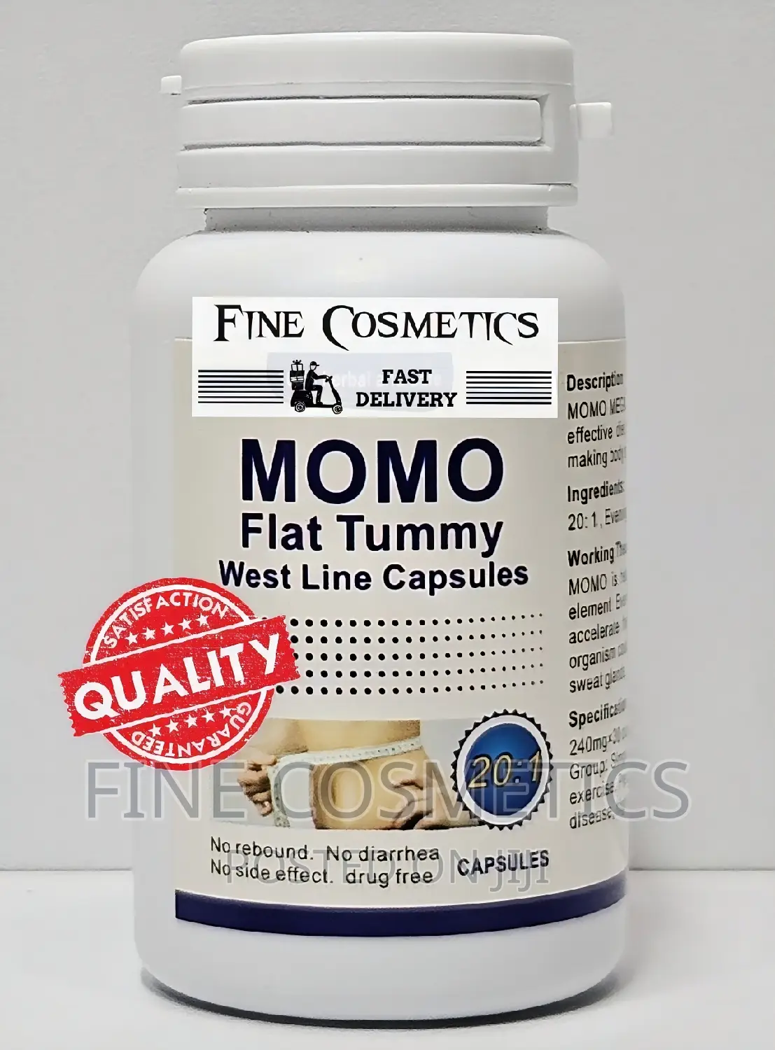MOMO FLAT TUMMY CAPSULES VIP Weight Loss Slimming Pezo Mega.