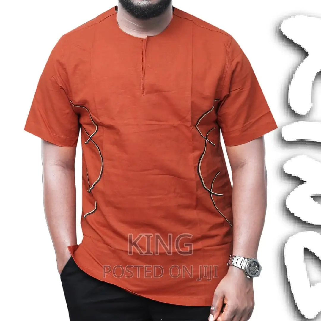 Orange African Wear Shirt