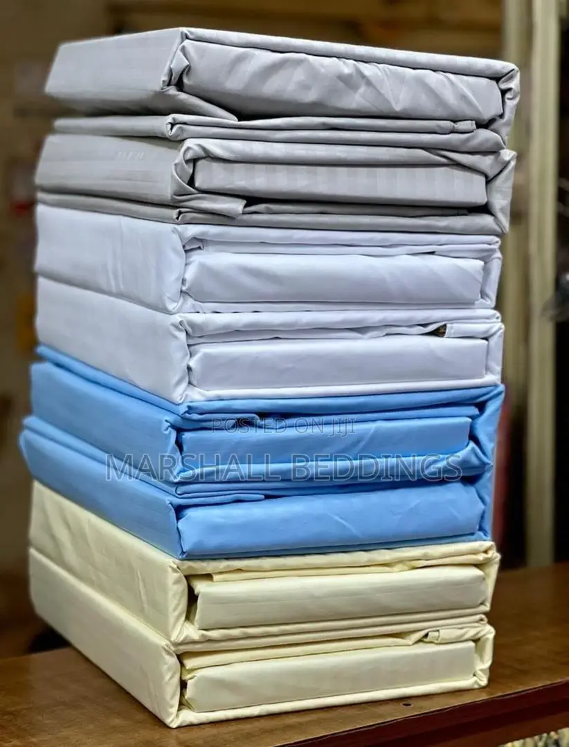 Fitted Bedsheets,Flat and 4 Pillowcases