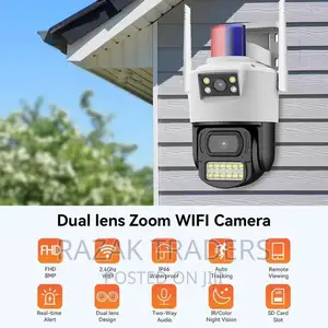 4mp Wifi Camera PTZ Dual Screen With Siren