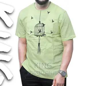 Kaftan Shirt. Light Green