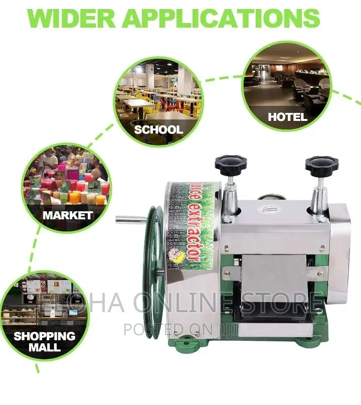 Stainless Steel Manual Sugarcane Juicer Machine