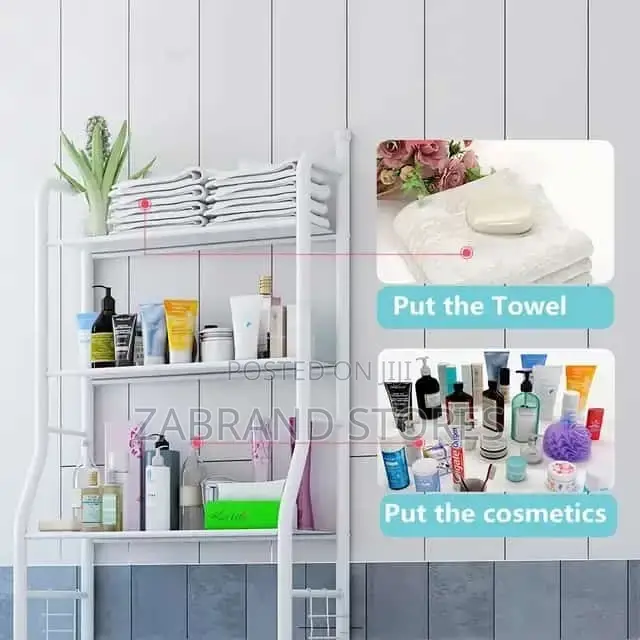 3 Shelf Bathroom Space Over the Toilet Rack