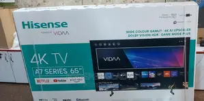 65 Inches Led Hisense Smart Uhd Flat Screen Flameless