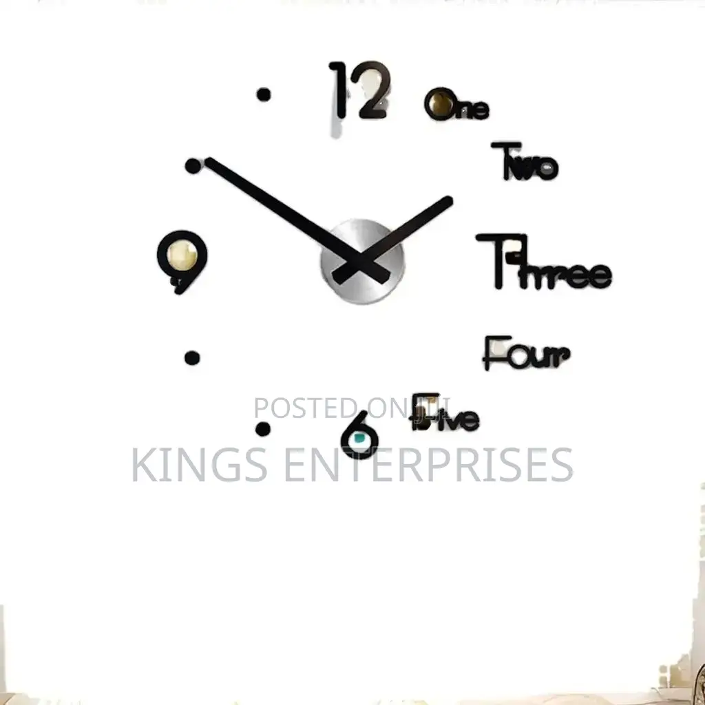 3D DIY Wall Clock