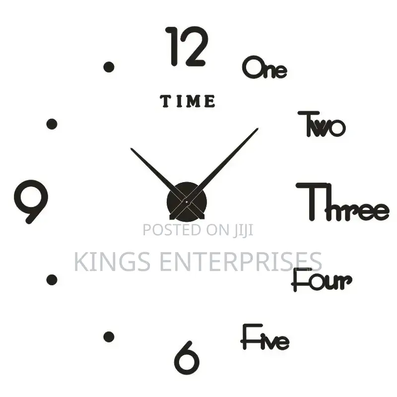 3D DIY Wall Clock