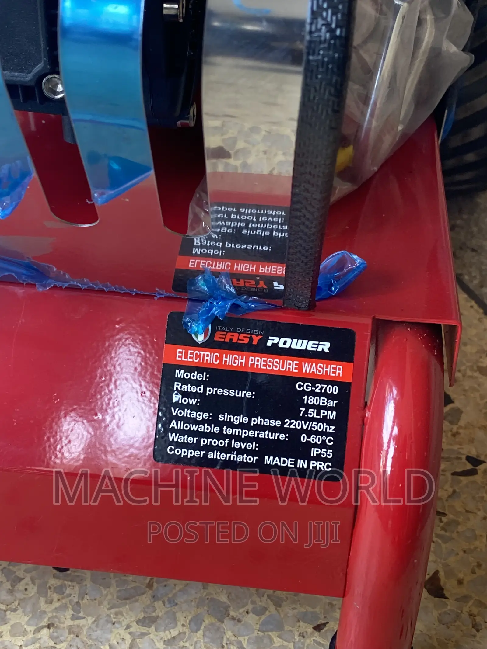 Electric High Pressure Washer 180bar Easy Power