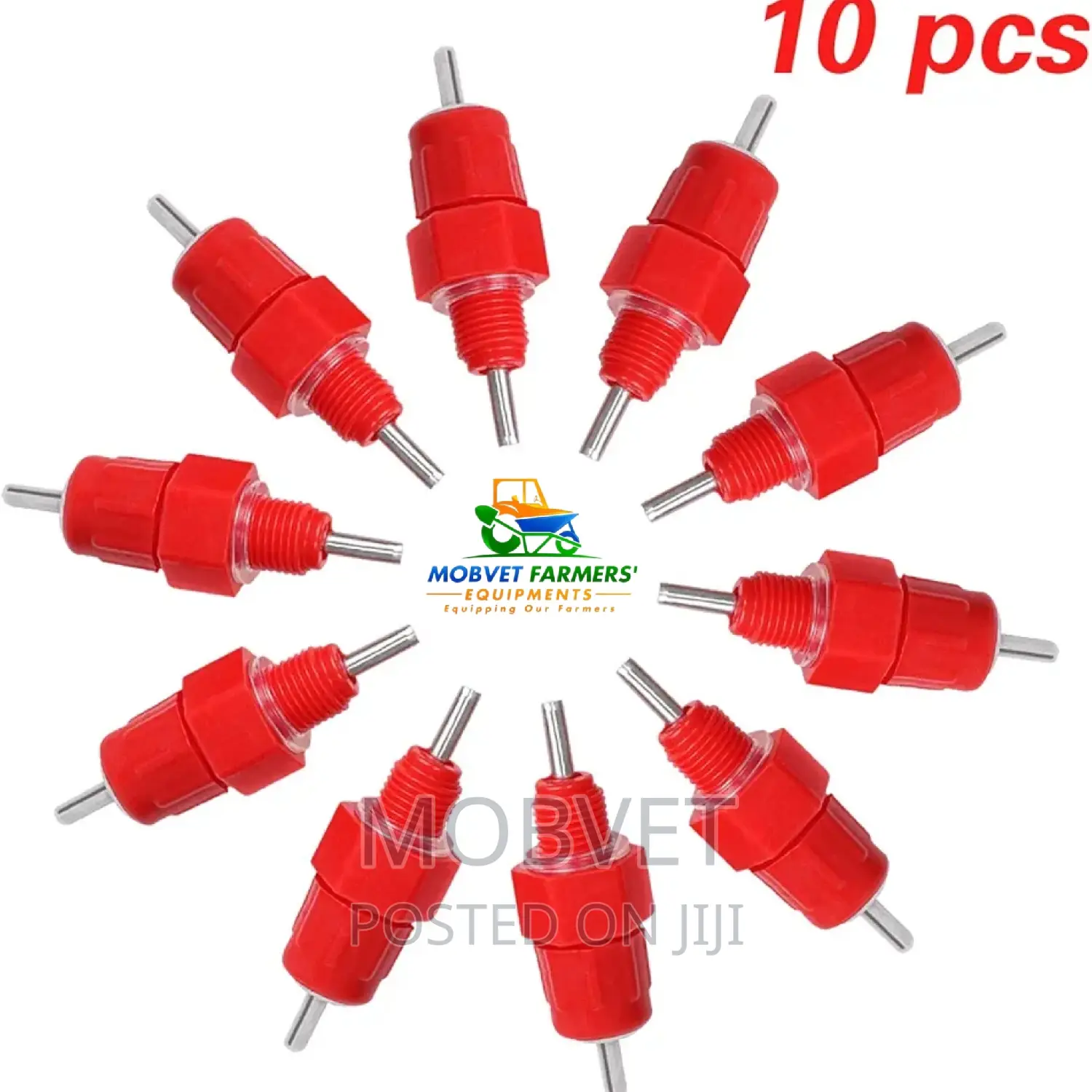 Red Chicken Nipple Drinkers 3