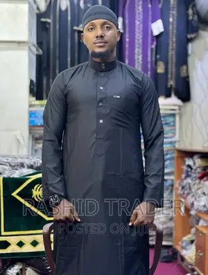 Muslims Kanzus Black