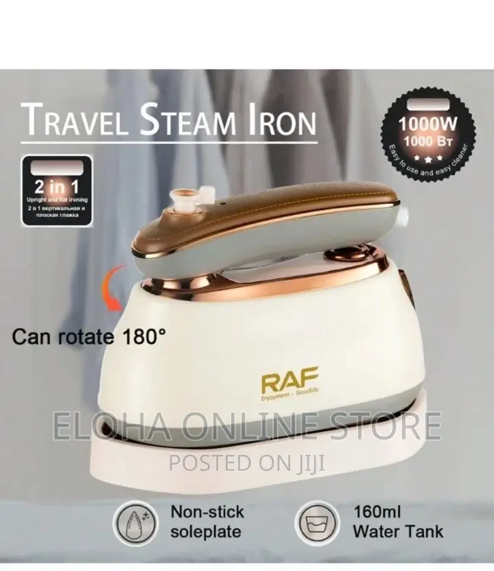 RAF 2 in 1 Travel Steam Iron