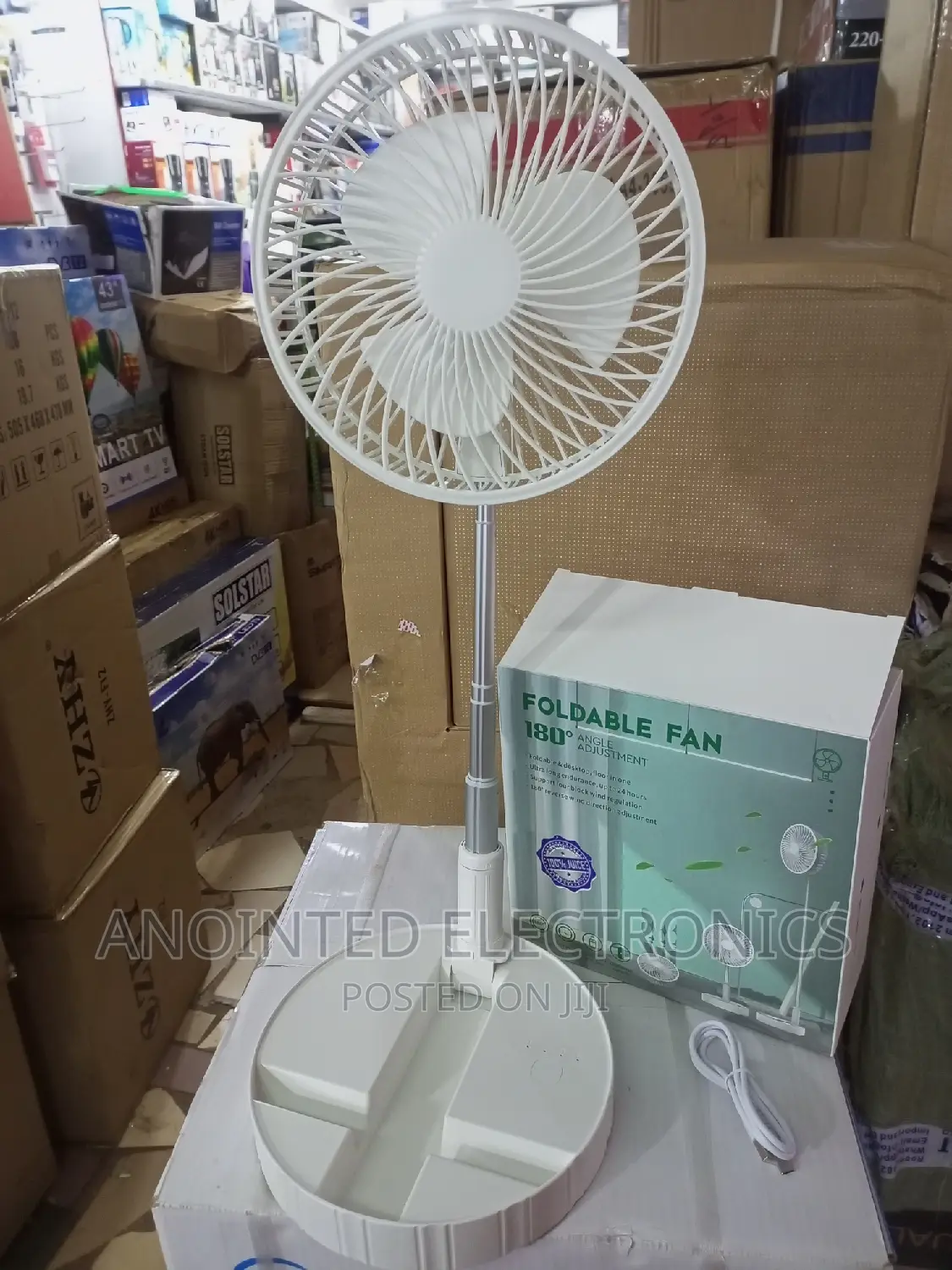 Rechargeable Foldable Fan