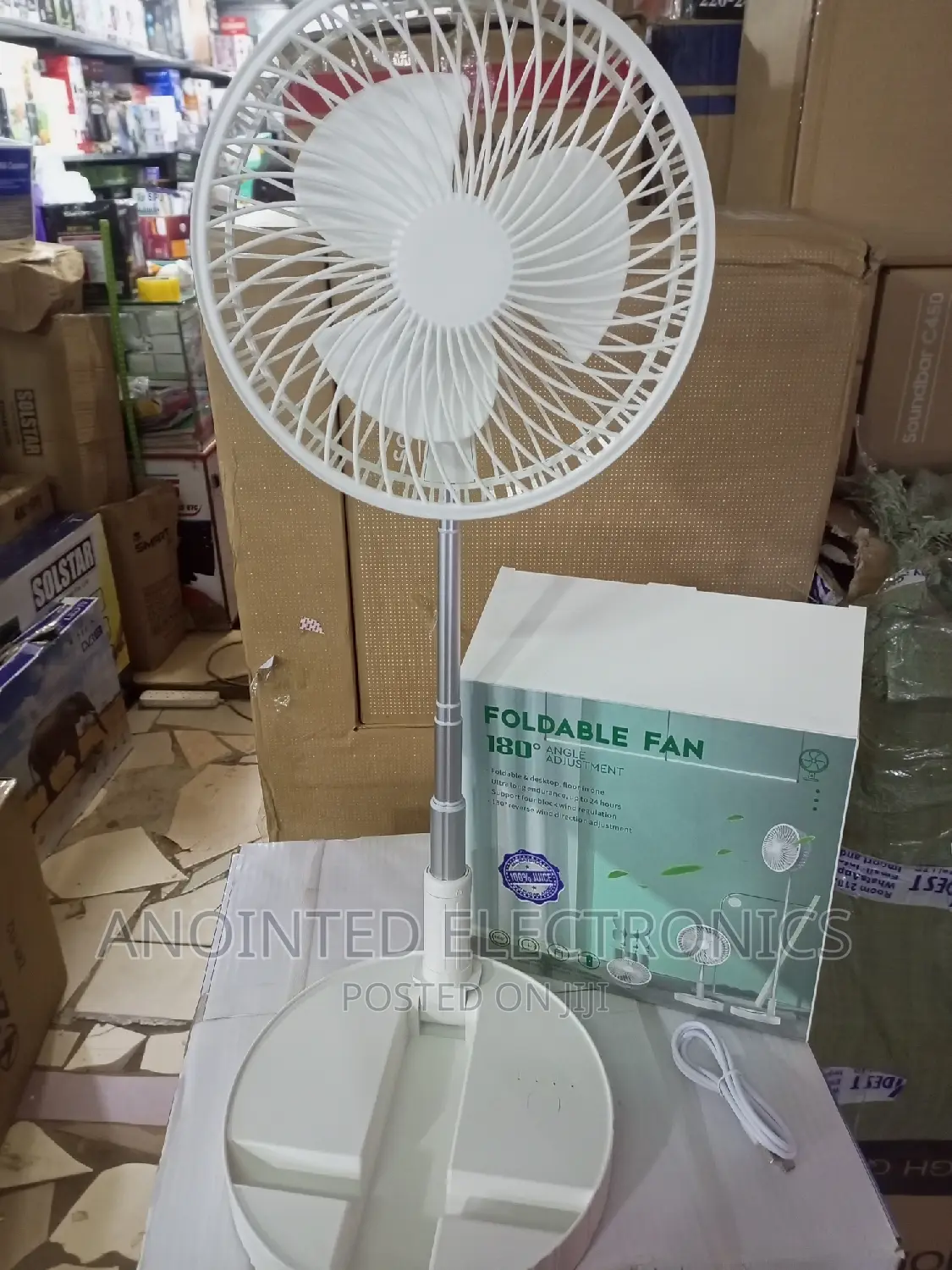 Rechargeable Foldable Fan