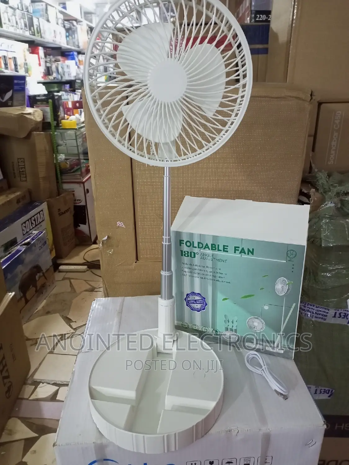 Rechargeable Foldable Fan