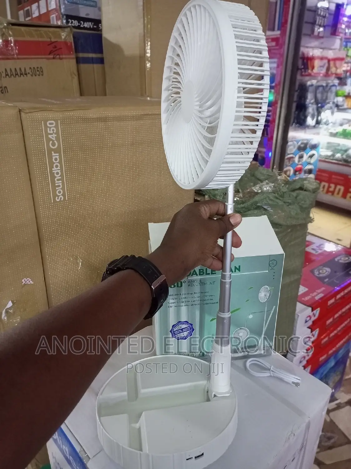 Rechargeable Foldable Fan