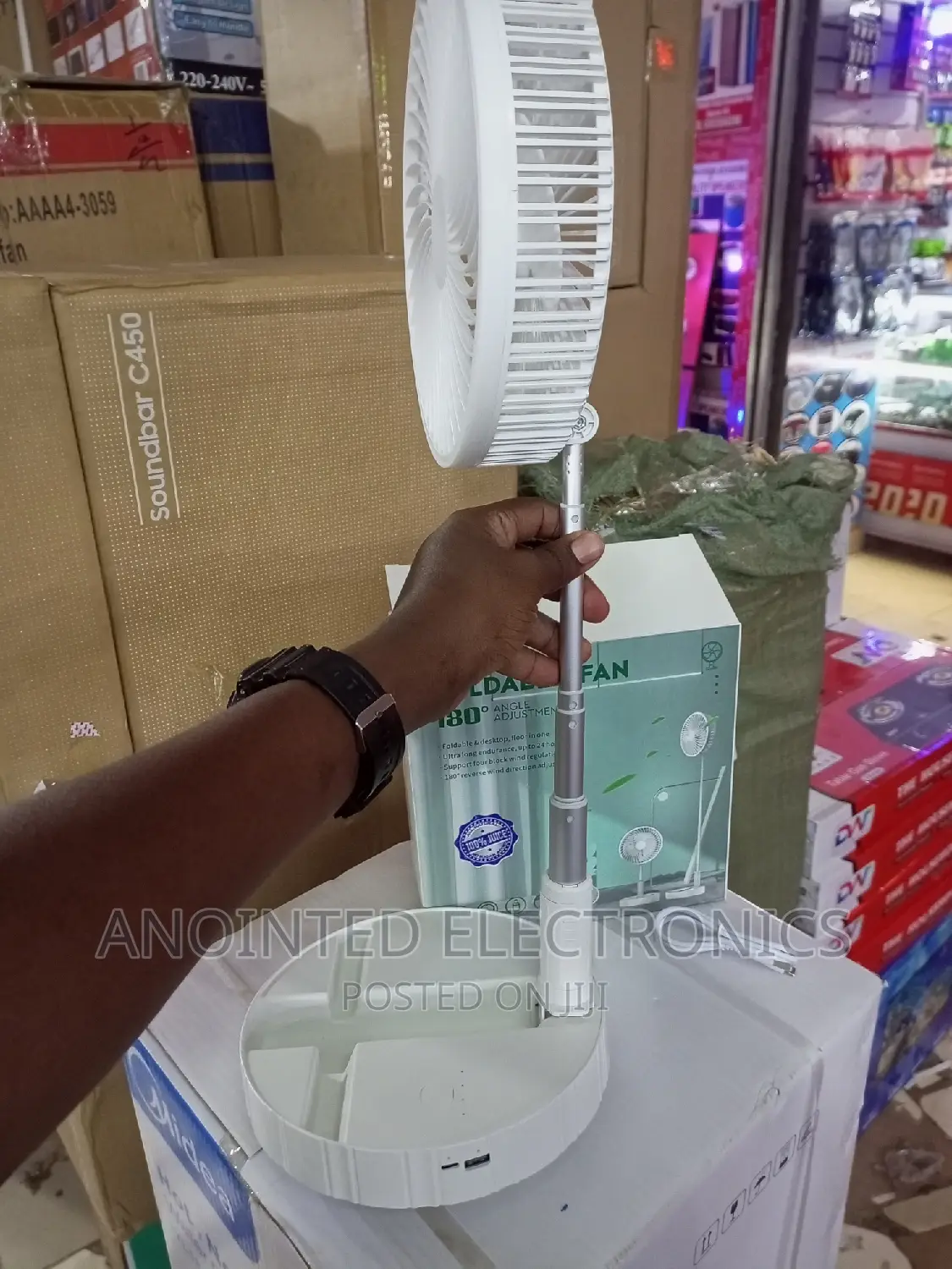 Rechargeable Foldable Fan