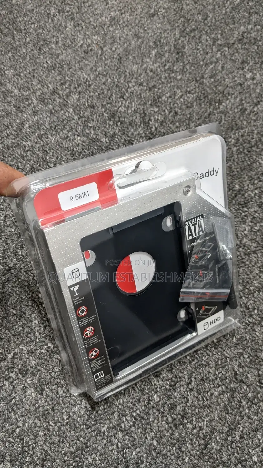 SATA 2nd HDD Caddy for Laptops